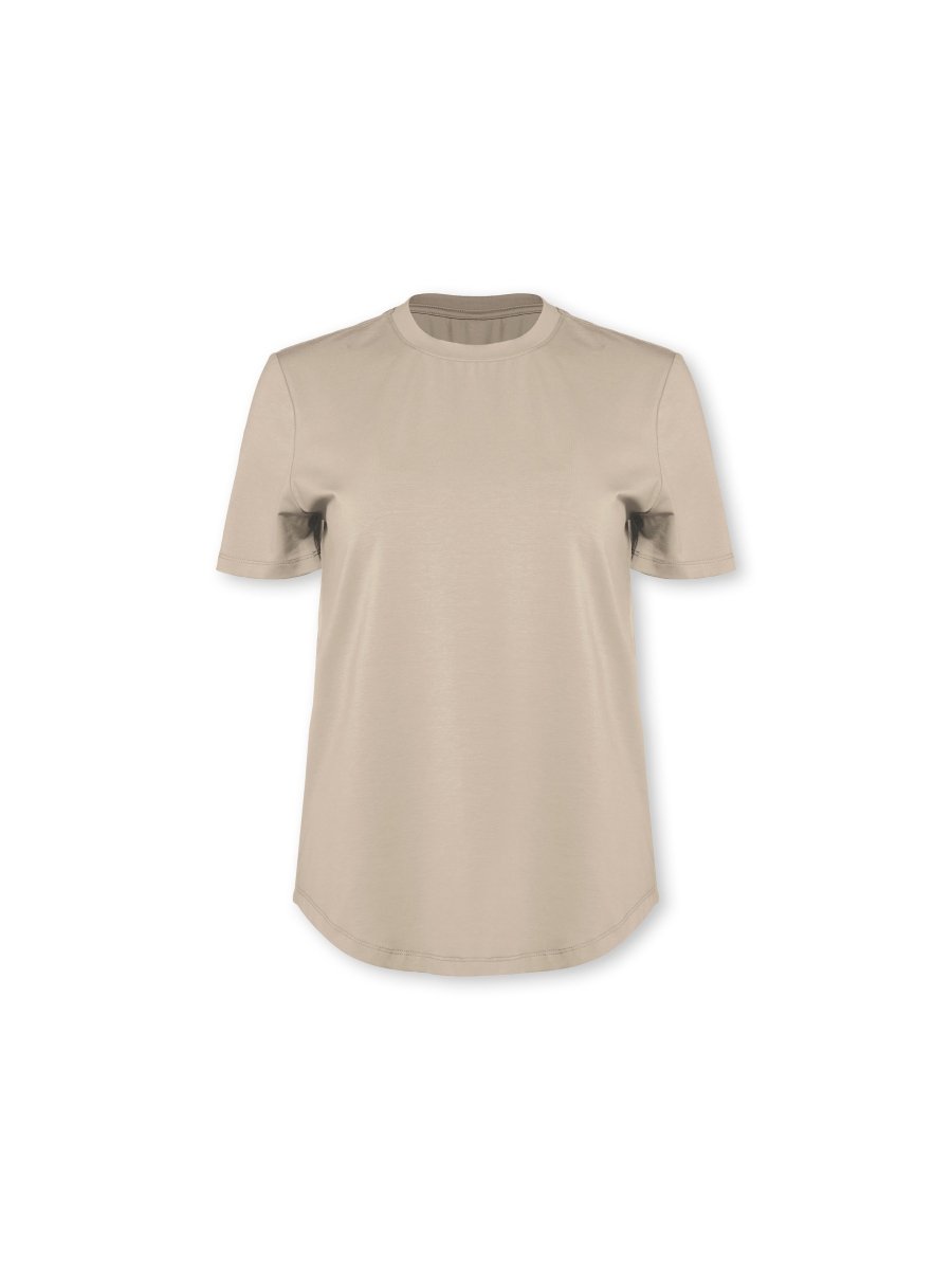 All Day Tee Soft Khaki - Blanklines