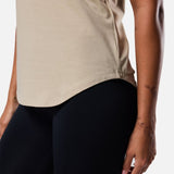 All Day Tee Soft Khaki - Blanklines