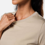 All Day Tee Soft Khaki - Blanklines