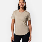 All Day Tee Soft Khaki - Blanklines