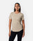 All Day Tee Soft Khaki - Blanklines