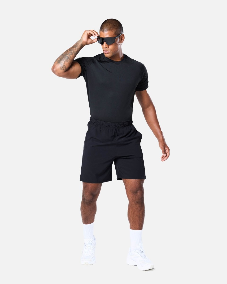 Axis Unlined Gym Shorts Black - Blanklines