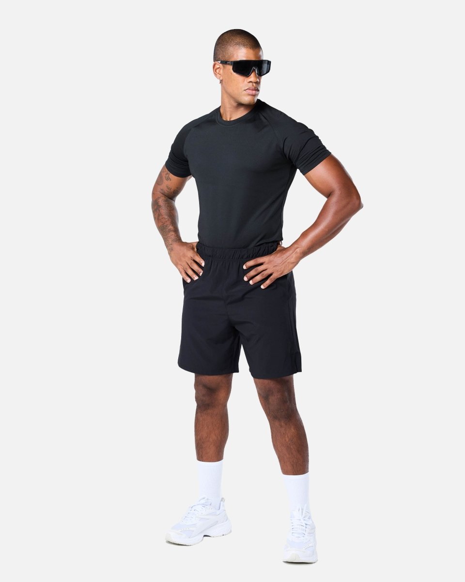 Axis Unlined Gym Shorts Black - Blanklines