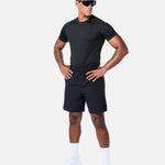 Axis Unlined Gym Shorts Black - Blanklines