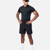 Axis Unlined Gym Shorts Black - Blanklines