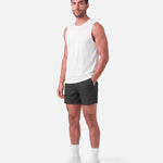 Core Mesh Tank White - three-quarter view - Blanklines