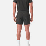 Pace 5" Shorts Black - back view - Blanklines