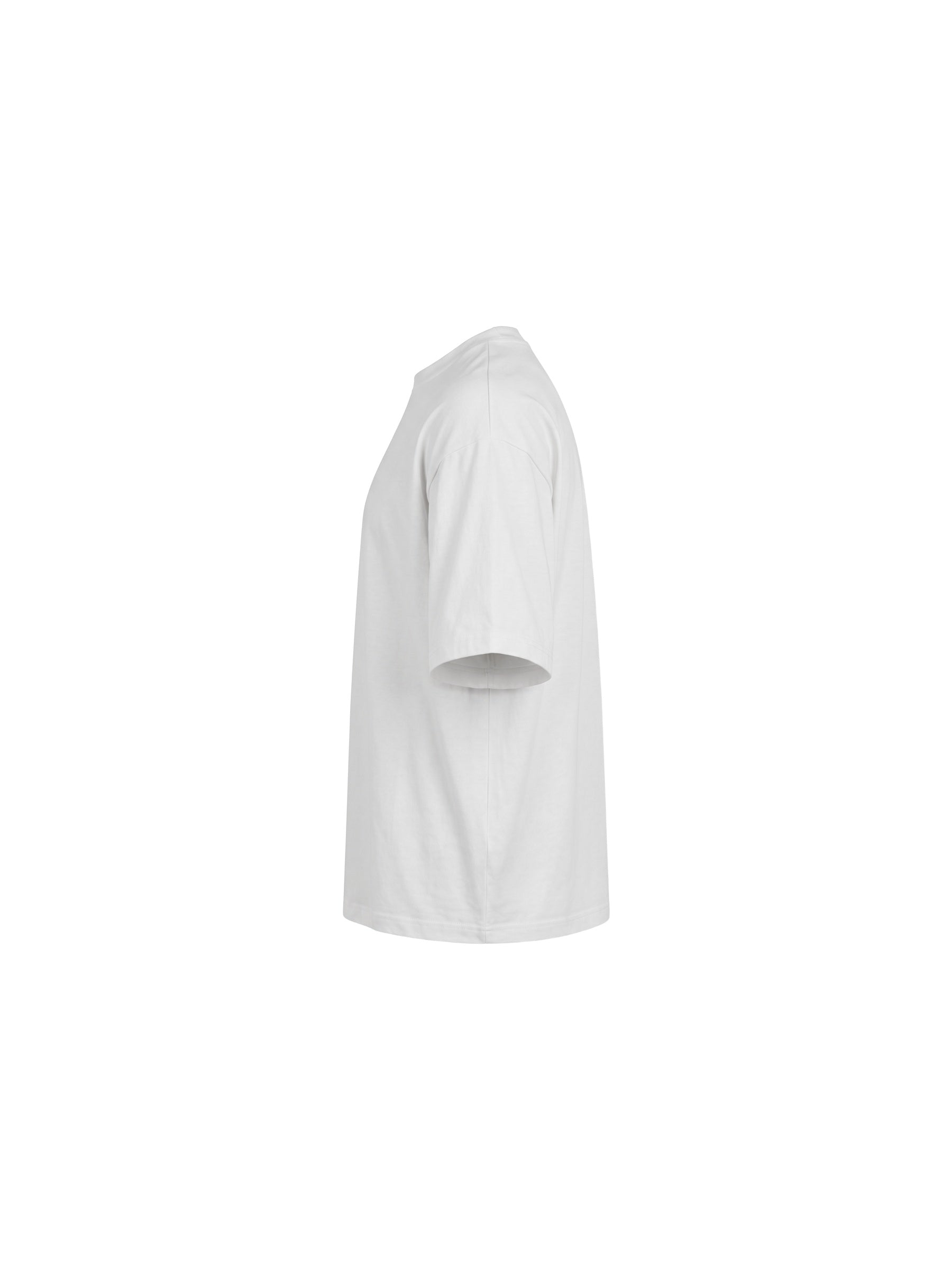 Boxy Tee White - left side packshot - Blanklines