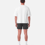 Boxy Tee White - back view - Blanklines