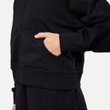 Epic Cropped Zip Hoodie Black - Blanklines