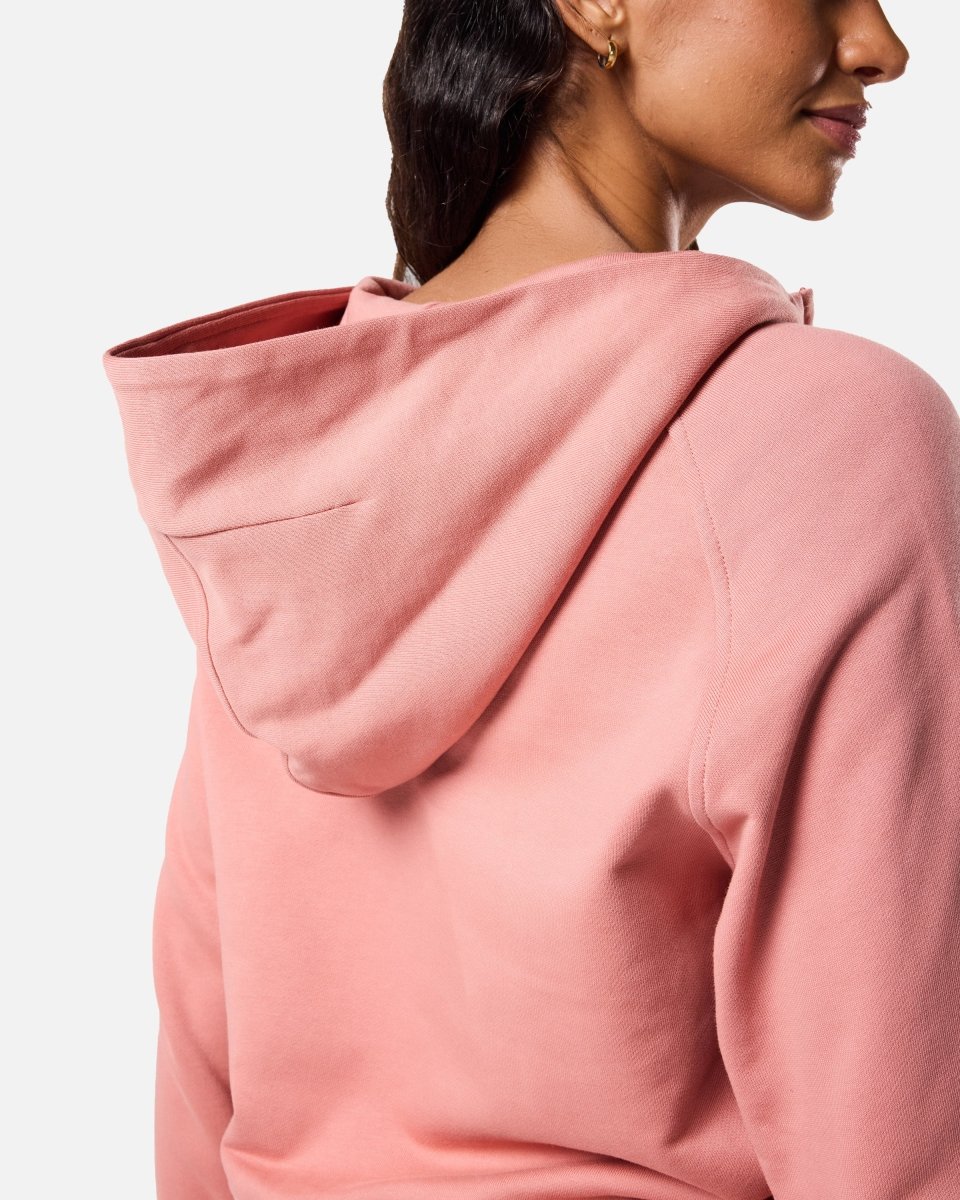 Epic Cropped Zip Hoodie Clay - Blanklines