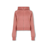 Epic Cropped Zip Hoodie Clay - Blanklines