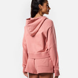 Epic Cropped Zip Hoodie Clay - Blanklines
