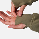 Epic Cropped Zip Hoodie Khaki - Blanklines