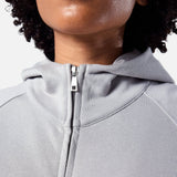 Epic Cropped Zip Hoodie Light Grey - Blanklines