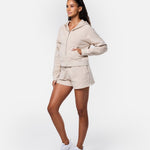 Epic Cropped Zip Hoodie Oatmeal - Blanklines