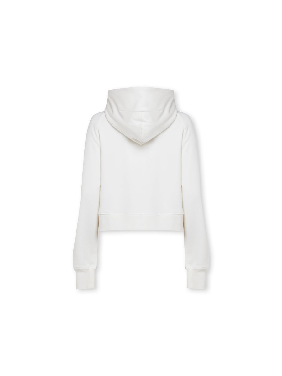 Epic Cropped Zip Hoodie Off - White - Blanklines