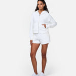 Epic Cropped Zip Hoodie Off - White - Blanklines