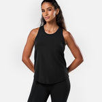 Flow Tank Top Black - Blanklines