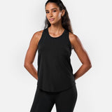 Flow Tank Top Black - Blanklines