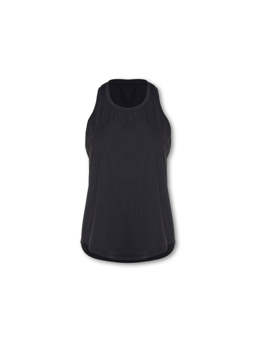 Flow Tank Top Black - Blanklines