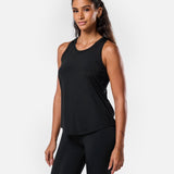 Flow Tank Top Black - Blanklines