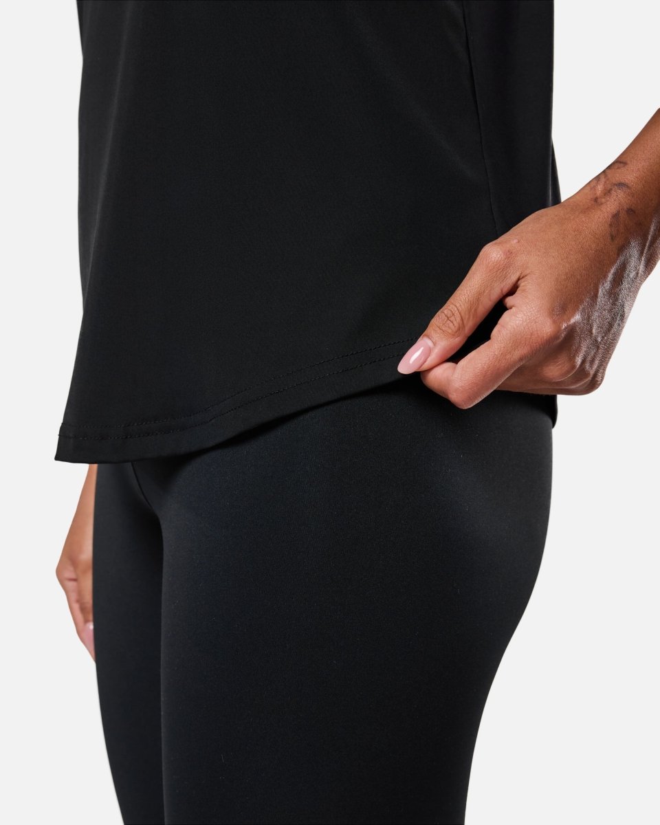 Flow Tank Top Black - Blanklines