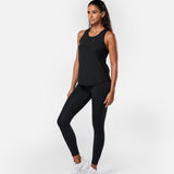 Flow Tank Top Black - Blanklines
