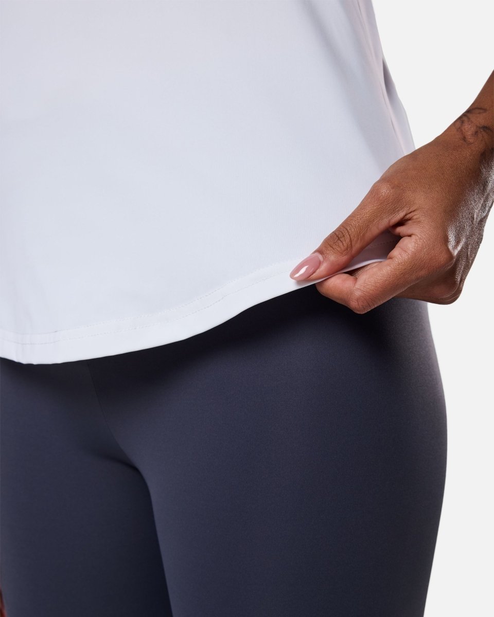 Flow Tank Top White - Blanklines