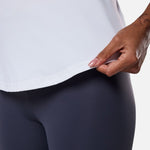 Flow Tank Top White - Blanklines