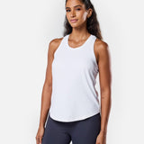 Flow Tank Top White - Blanklines