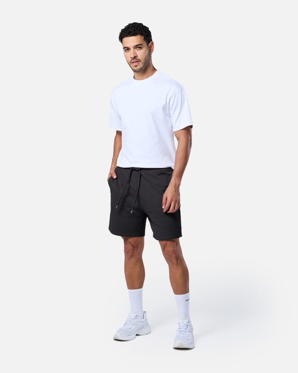 Mens Classic Sweat Shorts Black - Blanklines