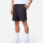 Mens Classic Sweat Shorts Black - Blanklines