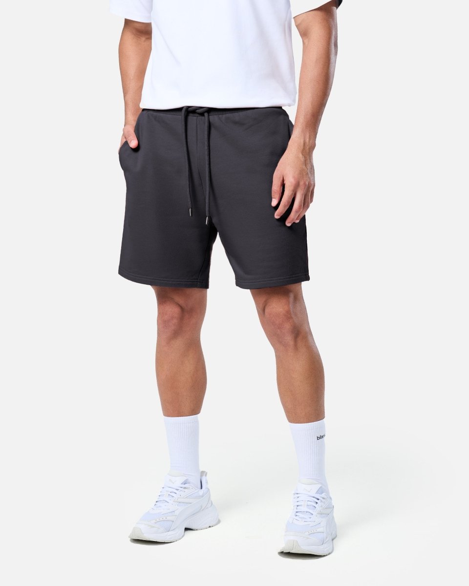 Mens Classic Sweat Shorts Black - Blanklines