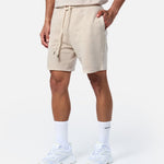 Mens Classic Sweat Shorts Oatmeal - Blanklines