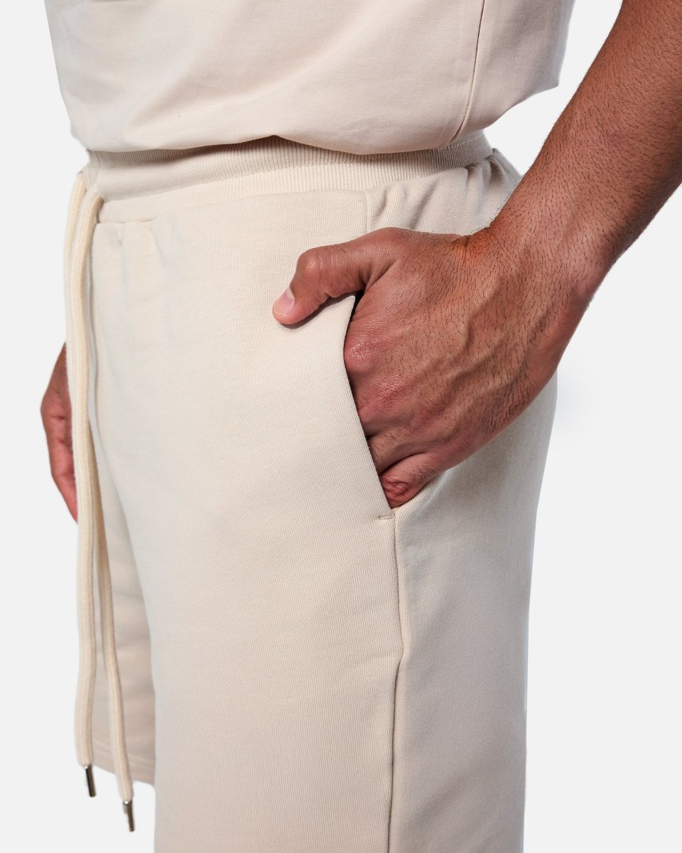 Mens Classic Sweat Shorts Oatmeal - Blanklines