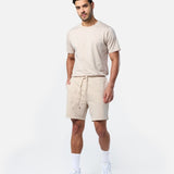 Mens Classic Sweat Shorts Oatmeal - Blanklines