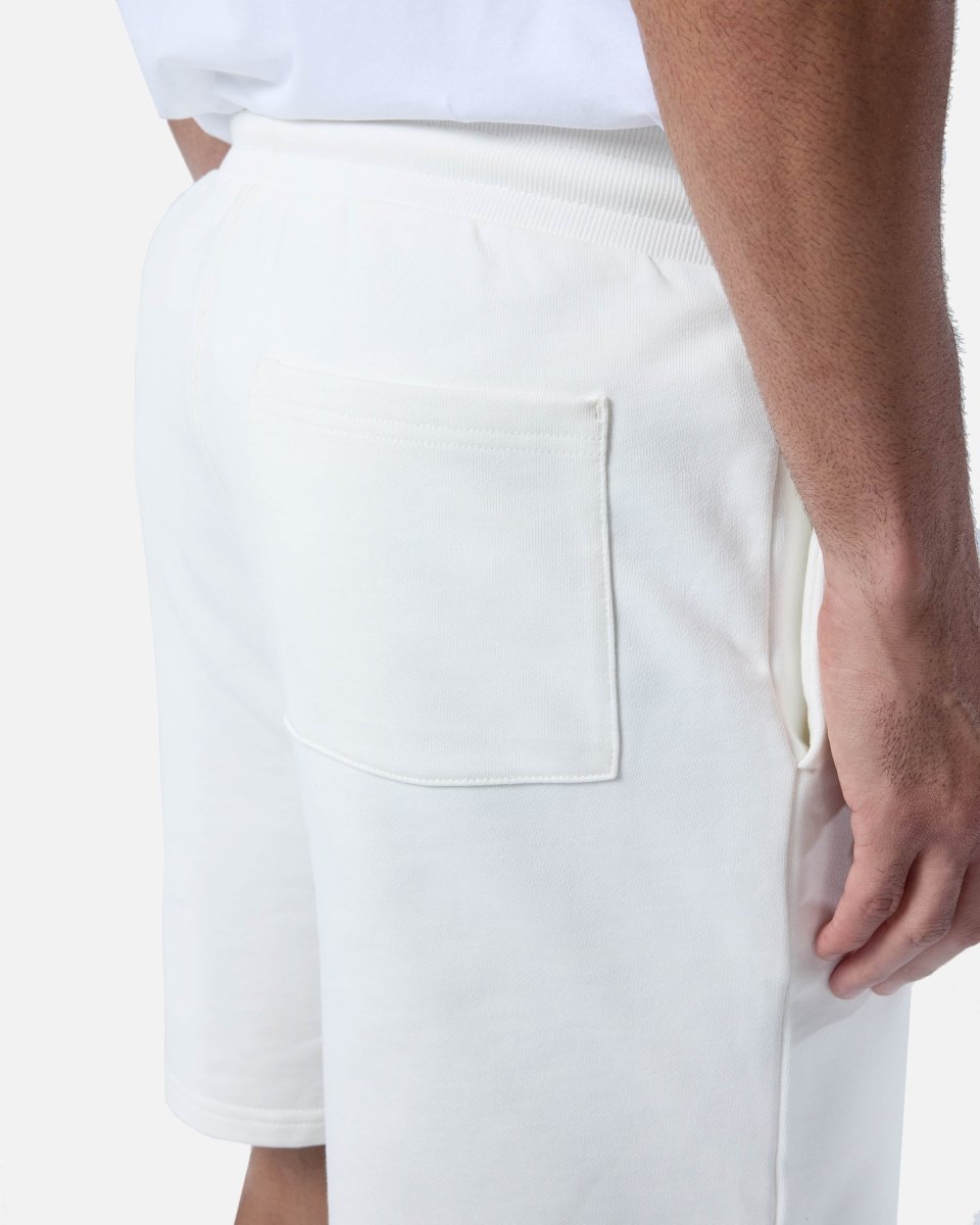 Mens Classic Sweat Shorts Off - White - Blanklines