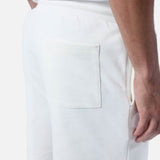 Mens Classic Sweat Shorts Off - White - Blanklines