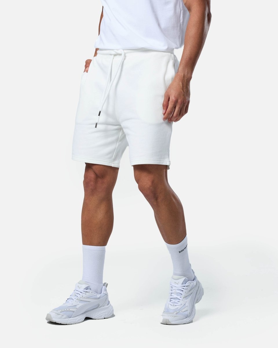 Mens Classic Sweat Shorts Off - White - Blanklines