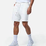 Mens Classic Sweat Shorts Off - White - Blanklines