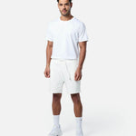 Mens Classic Sweat Shorts Off - White - Blanklines