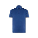 Mens Elemental Button Up Performance Polo Navy - Blanklines