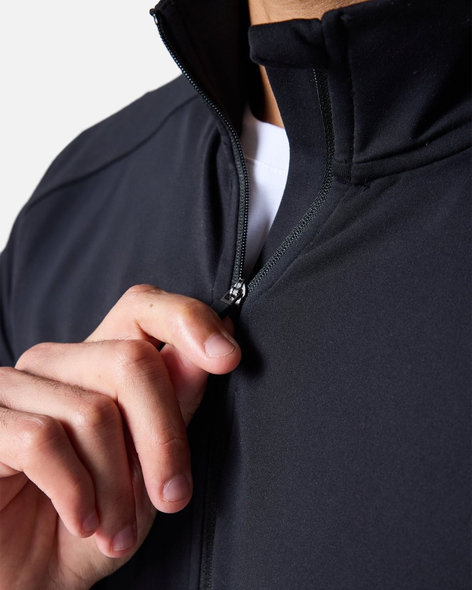 Mens Endurance Full Zip Jacket Black - Blanklines