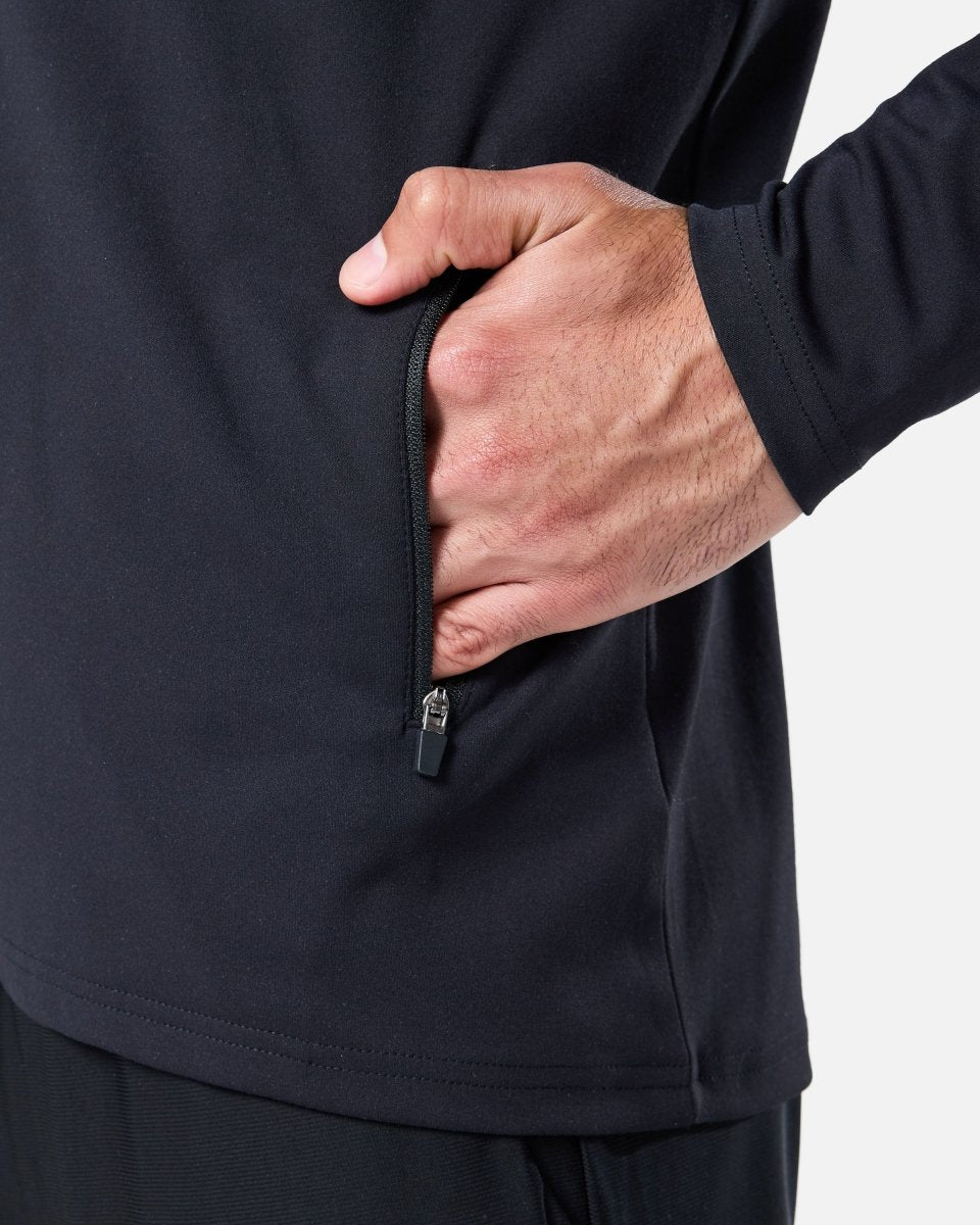 Mens Endurance Full Zip Jacket Black - Blanklines
