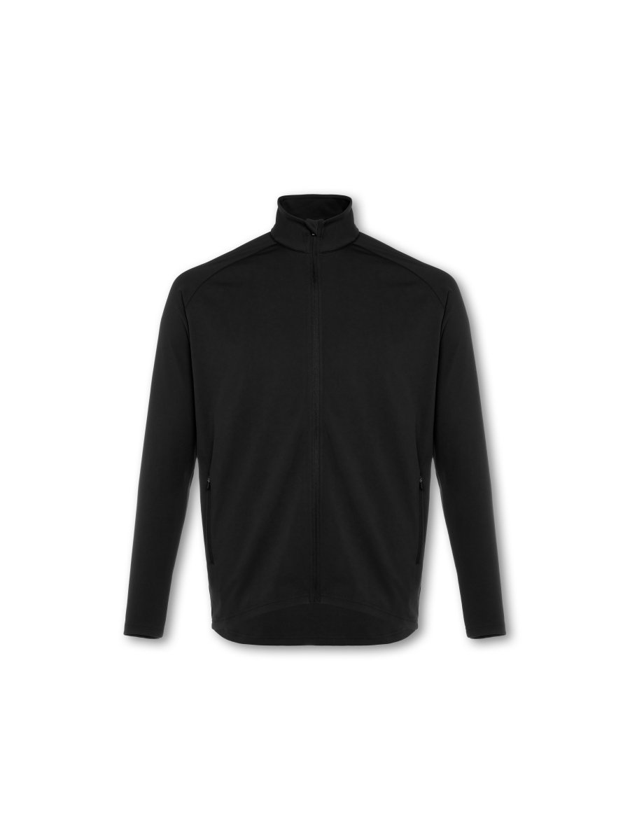 Mens Endurance Full Zip Jacket Black - Blanklines