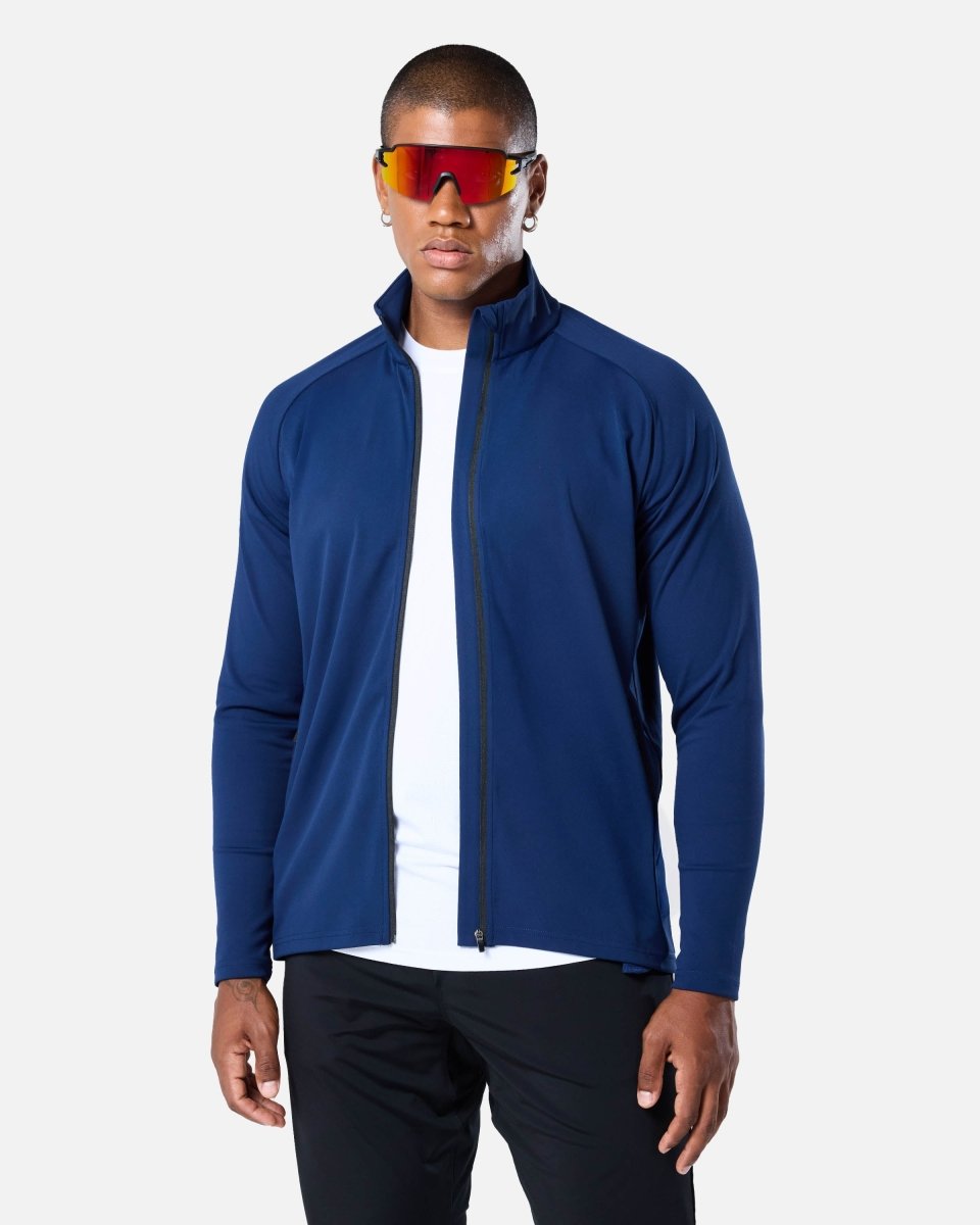 Mens Endurance Full Zip Jacket Navy - Blanklines