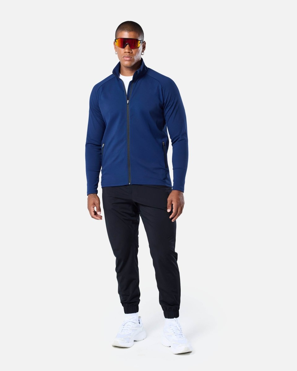 Mens Endurance Full Zip Jacket Navy - Blanklines