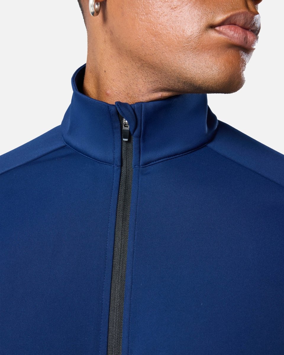 Mens Endurance Full Zip Jacket Navy - Blanklines