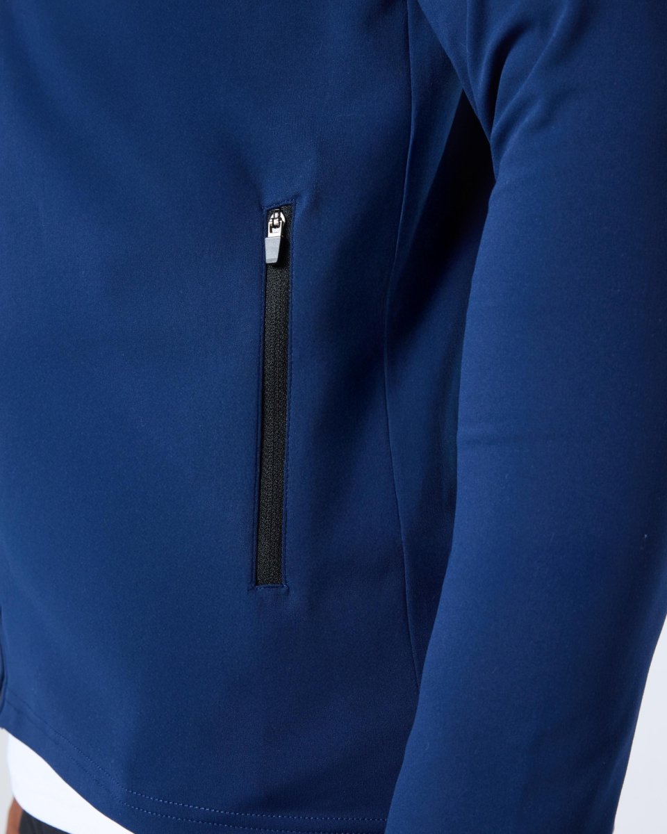 Mens Endurance Full Zip Jacket Navy - Blanklines